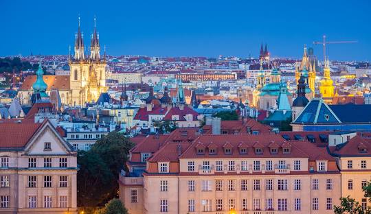 Praga: Most Karola i Hradczany