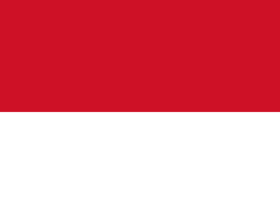 Drapeau : Monako
